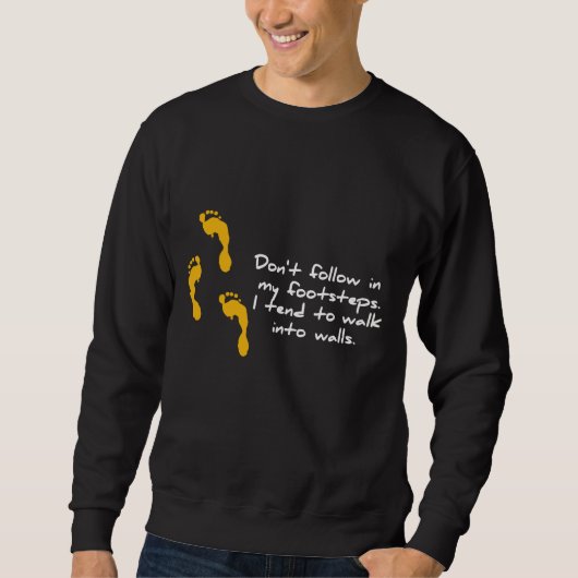 Sweatshirt sarcastique de pas (Devant)