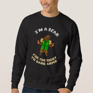Sweatshirt Sarcastique Je Suis Un Ours Pour Les Droits À L'Ar