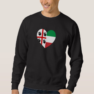 Sweatshirt Sardaigne et Italie unis dans la tradition et la f