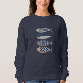 Sweatshirt Sardine vintage Retro Perdue, Pêcheur Personnalisé