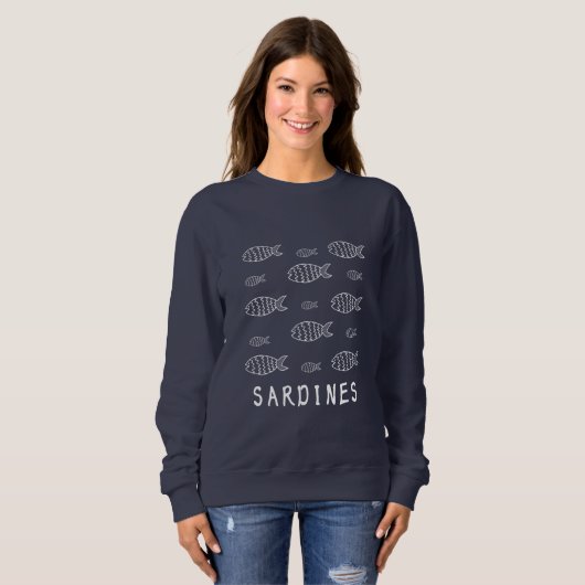 Sweatshirt Sardines (Devant entier)