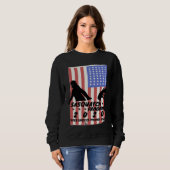 Sweatshirt SASQUATCH FROGMAN 2020 American Cryptozoology (Devant entier)