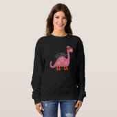 Sweatshirt Sassy Dinosaur Ado Stuff Leopard rose Sungla (Devant entier)