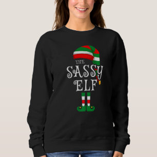Sweatshirt Sassy Elf Family Christmas Matching Pajamas Group