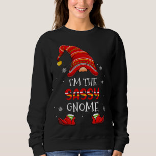 Sweatshirt Sassy Gnome Christmas Pajama Matching Family