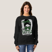 Sweatshirt Sassy Little Lassie Jour de la Saint Patrick (Devant entier)