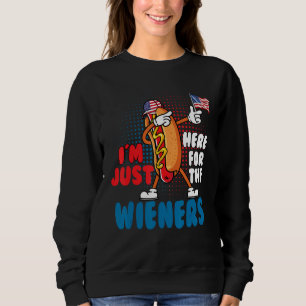 Sweatshirt Saucisson Fou Je Suis Là Juste Pour Saucisse 4 Jui