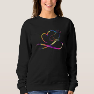Sweatshirt Saucisson Wiener Chien mignon Coeur animal Dachshu