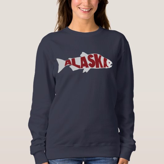 Sweatshirt Saumon de l'Alaska (Devant)