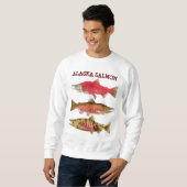Sweatshirt Saumon de l'Alaska (Devant entier)