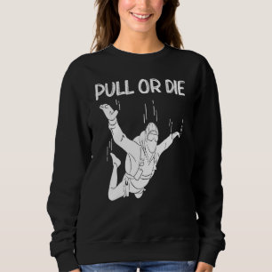 Sweatshirt Saut en parachute pour hommes femmes Saut en parac