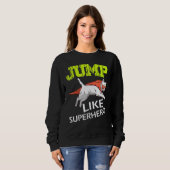 Sweatshirt Sauter comme Superhero (Devant entier)