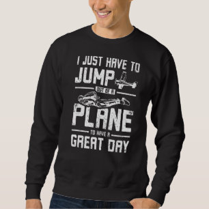 Sweatshirt Sauter D'Un Avion En Skydive