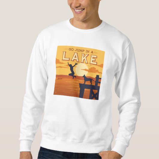 Sweatshirt Sauter Sur Un Lac (Devant)