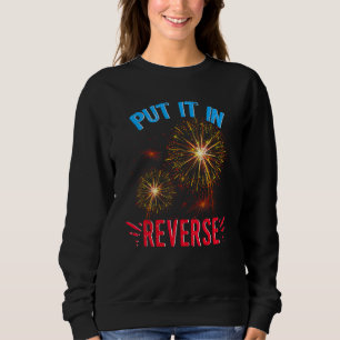 Sweatshirt Sauvegarder Terry Placez-Le En Reverse 4 juillet F