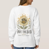 Sweatshirt Sauver les abeilles (Dos)