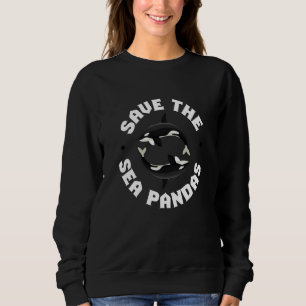 Sweatshirt Sauvez La Mer Des Pandas Orques Baleine Mer