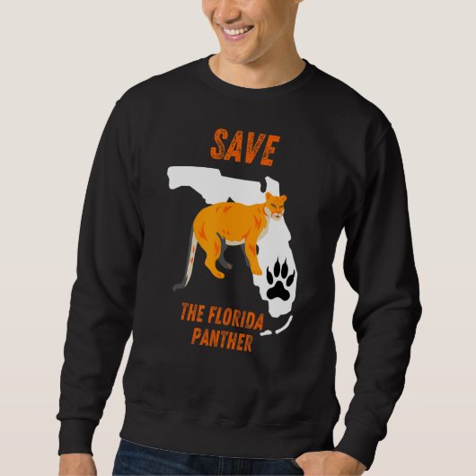 Sweatshirt Sauvez La Panthère De Floride (Devant)