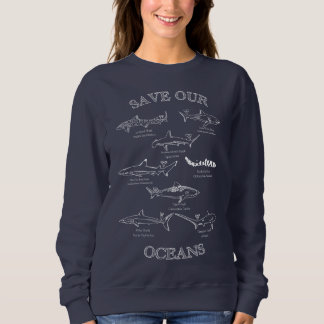 Sweatshirt Sauvez notre cou de requin océanique