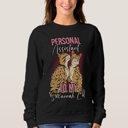 Sweatshirt Savannah Cat 10 (Devant)