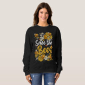 Sweatshirt Save the bees Beekeeper cute honey bee costume (Devant entier)