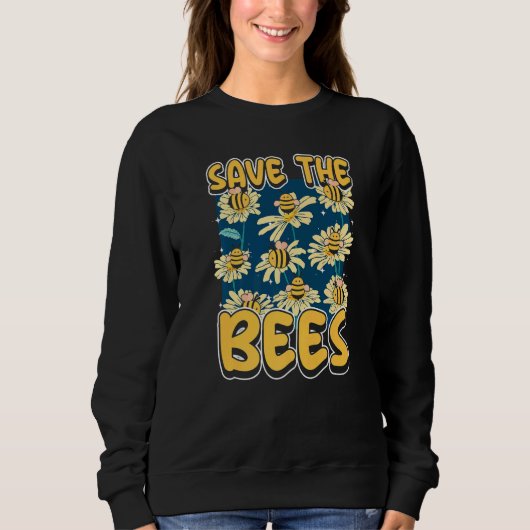 Sweatshirt Save the bees Beekeeper cute honey bee costume 8 (Devant)