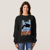 Sweatshirt Save the Orcas Save the Ocean Environment Care Awa (Devant entier)