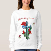 Sweatshirt Saved by Grace (Devant)