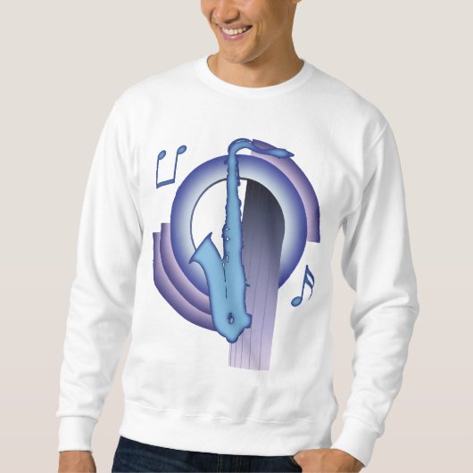 Sweatshirt Saxophone Deco2 (Devant)