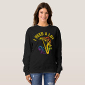 Sweatshirt Saxophone For Men Women Reed Instrument  1 (Devant entier)