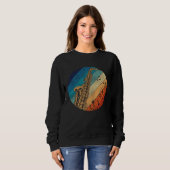 Sweatshirt Saxophone Retro Vintage 1 (Devant entier)