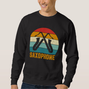 Sweatshirt Saxophone Saxaphone Player Musique Jazz Teneur 7