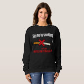 Sweatshirt Say No To Smoking Tank Top (Devant entier)