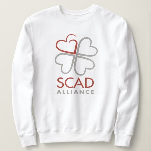 Sweatshirt SCAD Alliance - Blanc (Design devant)