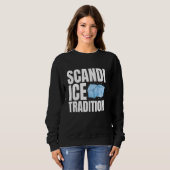 Sweatshirt Scandi Ice Tradation Bain De Glace Plongée Froide (Devant entier)