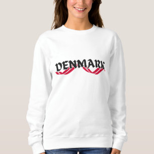 Sweatshirt Scandinavie moderne danmark Drapeau Pays Souvenir