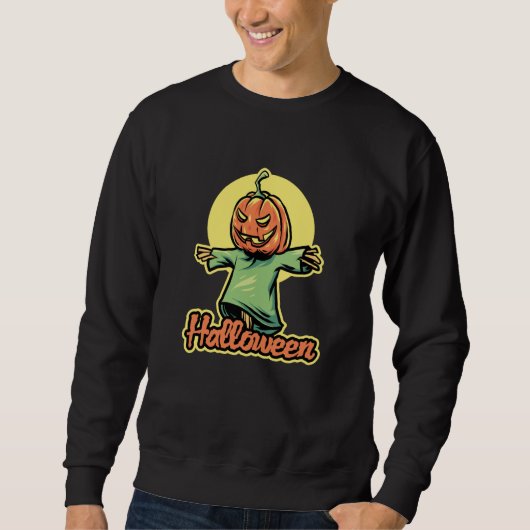 Sweatshirt Scarecrov Halloween (Devant)