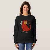 Sweatshirt Scary Devil Costume Parrot I Green Cheek Pineapple (Devant entier)
