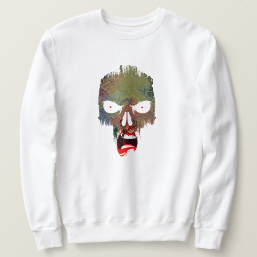 Sweatshirt Scary Halloween Malin Pirate Crâne Cri Costume de  (Design devant)