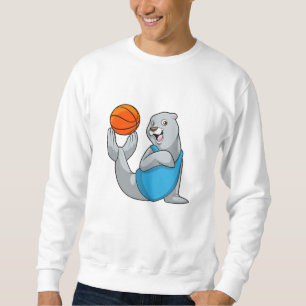 Sweatshirt Sceau à Basketball Sports