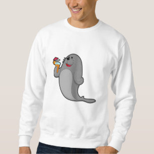 Sweatshirt Sceau à boire avec du jus