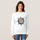 Sweatshirt Sceau avec gouvernail de navire (Devant entier)