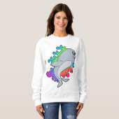 Sweatshirt Sceau avec lunettes (Devant entier)