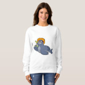 Sweatshirt Sceau avec noix de coco (Devant entier)