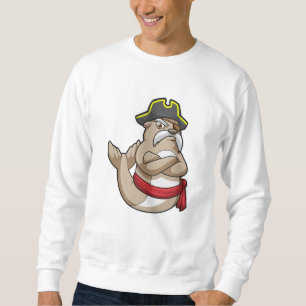 Sweatshirt Sceau comme pirate avec casquette pirate