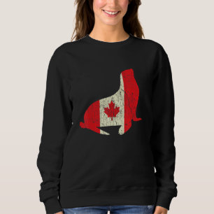 Sweatshirt Sceau de mer en difficulté Fierté canadienne de la