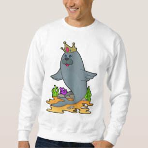 Sweatshirt Sceau roi avec couronne