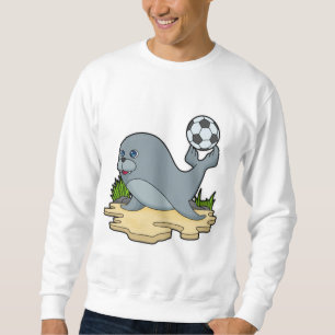 Sweatshirt Sceller comme joueur de football avec Soccer
