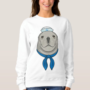 Sweatshirt Sceller comme marin avec casquette marin