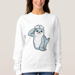 Sweatshirt Sceller comme marin avec casquette marin
